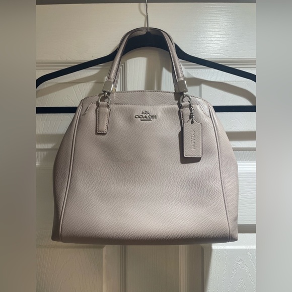 COPY - Coach 34663 "Minetta" Crossgrain Leather Crossobdy Taupe - Picture 1 of 5